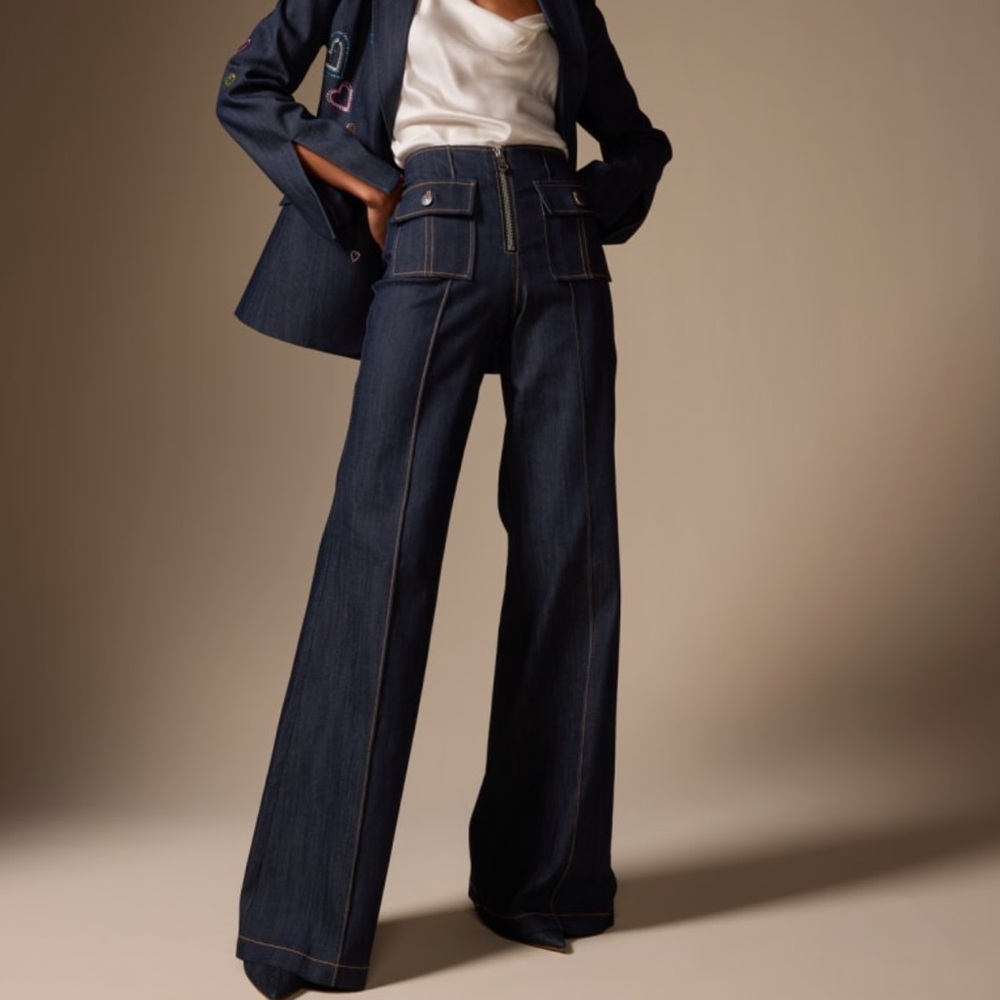 cinq a sept Women's Azure Wide-Leg Jeans